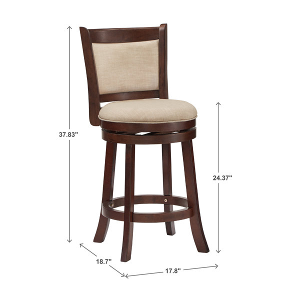 Andover Mills Leda Swivel Stool Reviews Wayfair